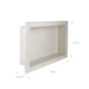 Nicho De Embutir De Plástico Fibra Vidro Bege Astra 30x60x10cm - c39440ba-b875-4fa9-8703-a1cbdbfb64ef