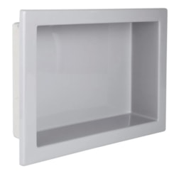 Nicho De Embutir De Plástico Fibra Vidro Cinza Astra 30x45x10cm Nicho De Embutir De Plástico Fibra Vidro Cinza Astra 30x45x10cm
