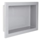 Nicho De Embutir De Plástico Fibra Vidro Cinza Astra 30x45x10cm - 21e957ae-d054-42f8-be3b-9601a5fb7740