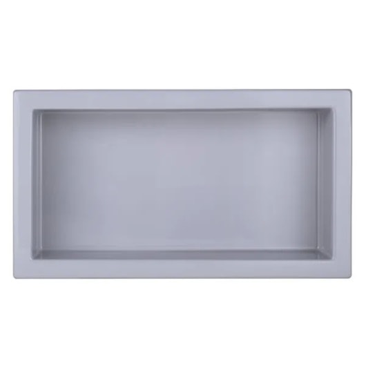 Nicho De Embutir De Plástico Fibra Vidro Cinza Astra 30x60x10cm - Imagem principal - 09d7d61c-0175-4148-b91a-784a3865ab09