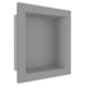 Nicho De Embutir De Plástico Fibra Vidro Pintado Cinza Fosco Astra 30x30x10cm - 412832d8-ef04-485c-84ab-817589d1575c