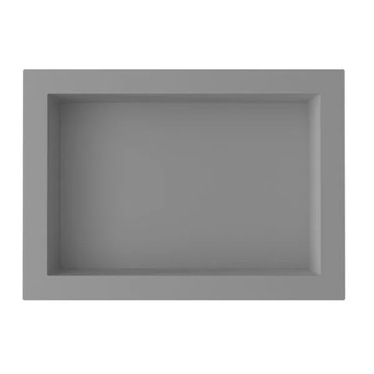 Nicho De Embutir De Plástico Fibra Vidro Pintado Cinza Fosco Astra 30x45x10cm - Imagem principal - 971bbfaf-942b-4cd4-8bed-05161f30e625