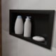 Nicho De Embutir De Plástico Fibra Vidro Pintado Preto Fosco Astra 30x30x10cm - 5d2bc94d-51a7-4660-a89c-58023014e3a0