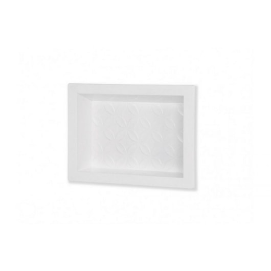 Nicho Marmore Sintético 45x30cm 501302 Branco Rorato - Imagem principal - 8ab9324a-2199-46b3-81c6-585a8fc812a4