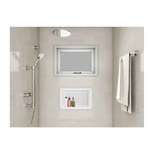 Nicho Marmore Sintético 45x30cm 501314 Travertino Rorato - Imagem principal - 25b74a8a-ef32-4ca5-b66b-a2f065c0c5fb