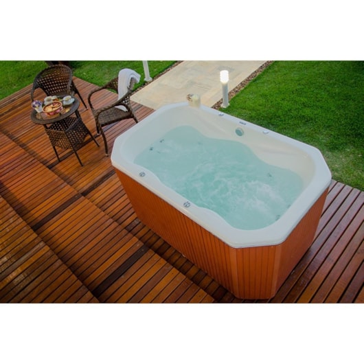 Ofurô De Gel Coat 2 Pessoas Zen Maggiore Gran Luxo 165x100cm Com Aquecedor Astra - Imagem principal - 72680aff-e617-4347-9aea-49f2da712a4e