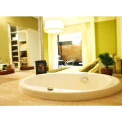 Ofurô Individual Heatiro Topline 93x83cm Com Hidromassagem Ouro Fino Ofurô Individual Heatiro Topline 93x83cm Com Hidromassagem Ouro Fino