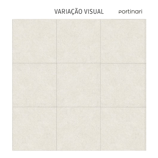 orcelanato Portinari Venezia Off White Natural 89,8x89,8cm Retificado  - Imagem principal - 36e400e4-979d-44ab-a8ac-c841e960e734