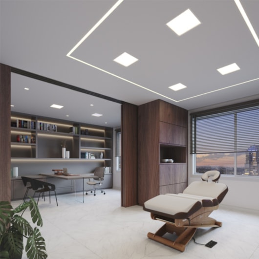 Painel De Led Comfort De Embutir 12W Quadrado Luz Branca 6500K Branco Bivolt Avant - Imagem principal - 5d87b67f-b3ab-4ee9-bdb7-e2e312bf8ac8