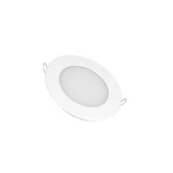 Painel Led Lux Redondo  De Embutir 6500K 18108 Taschibra 6W