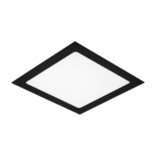Painel Led Quadrado De Embutir 6500K Lys Preto Taschibra 18W - Imagem principal - 70f12e7a-f5e4-4fc6-9bfb-d1e36f717d45