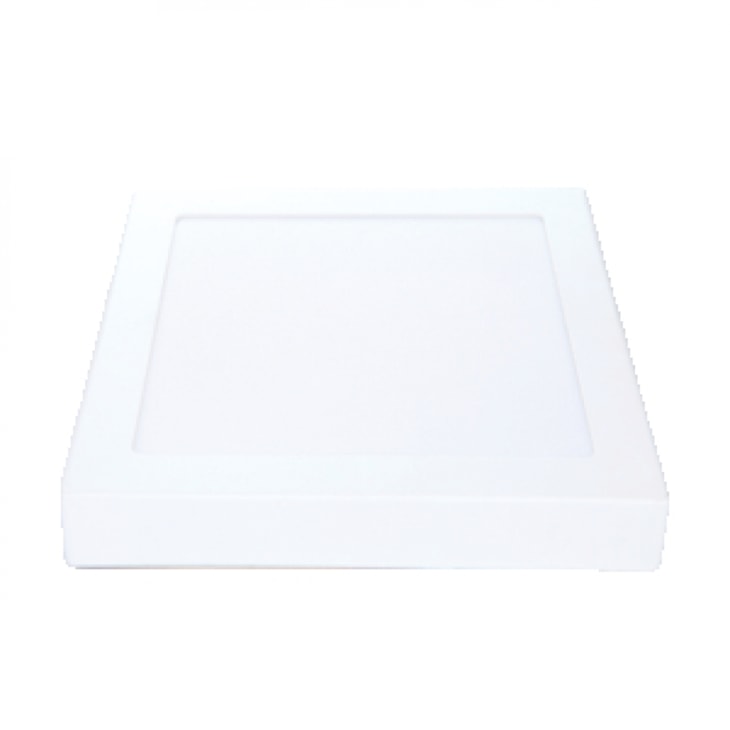 Painel Led Quadrado De Sobrepor Em Alumínio Slim 4000K Avant 30W Bivolt