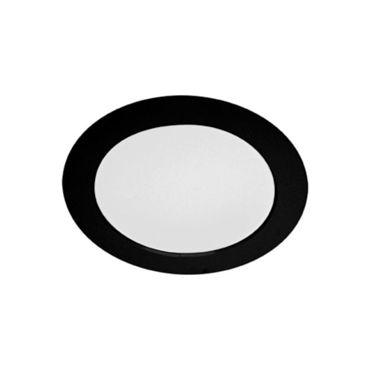 Painel Led Redondo De Embutir Lys Preto Taschibra 6500K 24W - Imagem principal - d30f4a71-71d7-4879-a26c-9a979ec983ba