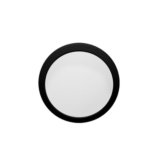 Painel Led Redondo De Sobrepor Lys 6500K Preto Taschibra 24W - Imagem principal - e6f6a61b-aaf2-4577-9a70-c44c9675f810