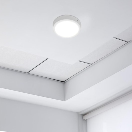 Painel Led Sobrepor Redondo Lys 6500K Branco Taschibra 18W - Imagem principal - 69ac3879-5692-4bdd-909f-bb1400bfb5e7