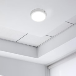 Painel Led Sobrepor Redondo Lys 6500K Branco Taschibra 18W