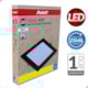 Painel Pop Led De Sobrepor 18w Quadrado 22 Preto Luz Amarela 3000k Avant - 519910d5-b1b7-4fc9-a4ab-234bf96ef53a