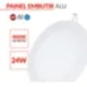 Painel Pop LED Plafon De Embutir 24W Redondo 30cm Luz Neutra 4000K Bivolt Avant - 78487a7b-d2c7-41b9-a562-47546263b1e4