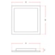 Painel Pop LED Plafon De Embutir 30W Quadrado Luz Neutra 4000K Bivolt Avant 40cm - b4a18991-5b35-46c0-a09e-b19653d65d14