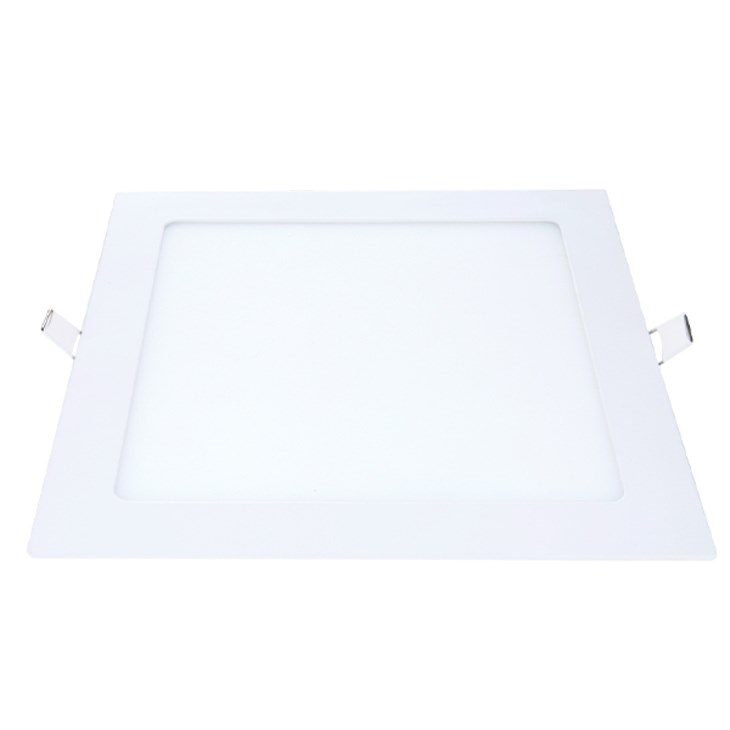 Painel Pop LED Plafon De Embutir Com Sensor de Presenca 18W Quadrado 22cm Luz Branca 6500K Bivolt Avant