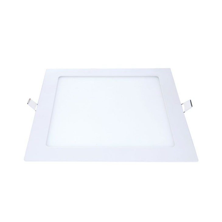 Painel Pop LED Plafon De Embutir Quadrado Luz Neutra 4000K Bivolt Avant 22cm 18W