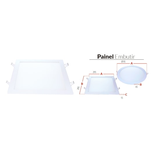 Painel Pop LED Plafon Inteligente de Embutir Smart Wi-Fi NEO 24W Quadrado 30cm Luz Dimerizavel Amarela-Branca Bivolt Avant - Imagem principal - 47f476eb-b116-477a-8f90-18ceb938b720