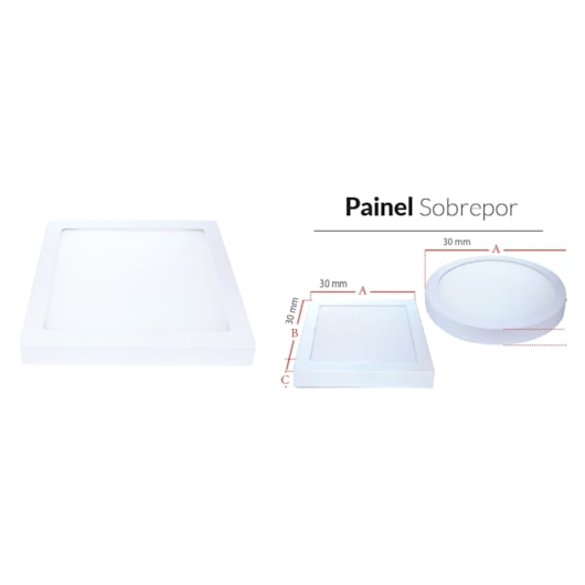 Painel Pop LED Plafon Inteligente de Sobrepor Smart Wi-Fi NEO 18W Quadrado 22cm Luz Dimerizavel Amarela-Branca Bivolt Avant - Imagem principal - 5a24dd02-d7e5-4484-a441-2afb1ebbd664