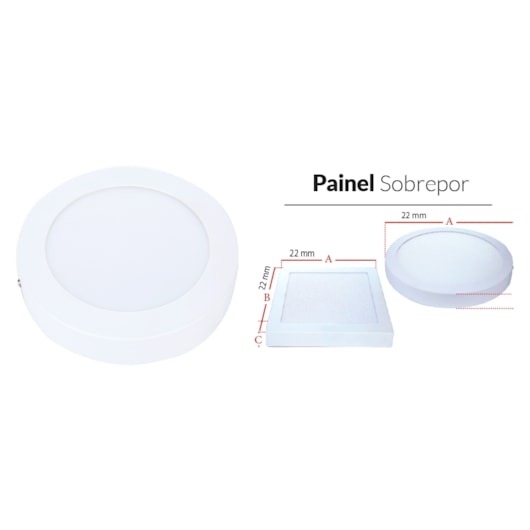 Painel Pop LED Plafon Inteligente de Sobrepor Smart Wi-Fi NEO 24W Redondo 30cm Luz Dimerizavel Amarela-Branca Bivolt Avant - Imagem principal - 3ebc1788-b897-4146-afc8-0bf865f8e75f