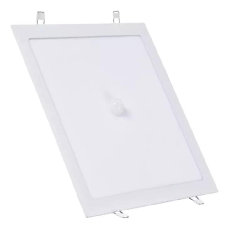 Painel Pop Led Sensor Quadrado De Embutir Com Emissão de Luz Branca 6500K Avant Bivolt