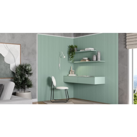 Painel Ripado Eucafloor T-hdf Verde Bellagio 2  Iv 122x275x0,55cm  - Imagem principal - b733a48d-b54b-4cf3-aff2-e20b4325606b