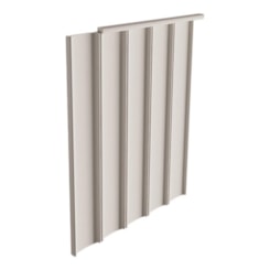 Painel Santa Luzia Uba Couro Gelo 100x16x2800cm