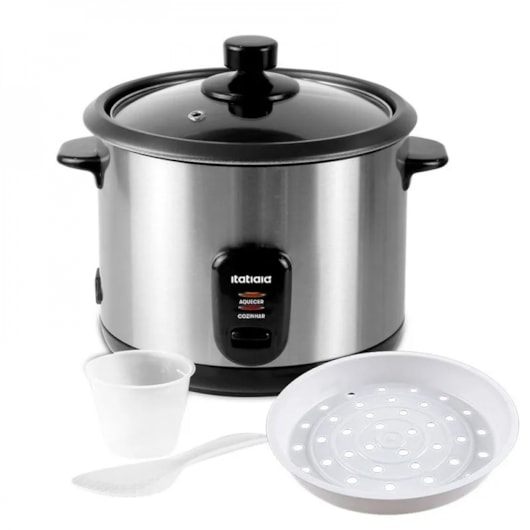 Panela de Arroz Elétrica 127V Midi Inox Itatiaia 1,5L  - Imagem principal - e78a7635-86d0-4c2a-9e66-550553b3f9e3