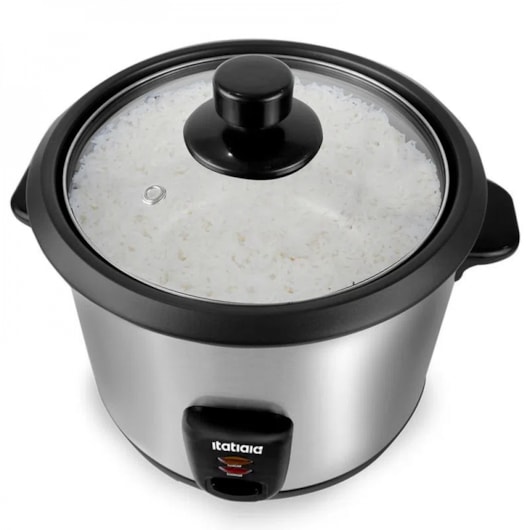 Panela de Arroz Elétrica 127V Midi Inox Itatiaia 1,5L  - Imagem principal - 94956384-c4fc-432b-b952-67a5ac19f320