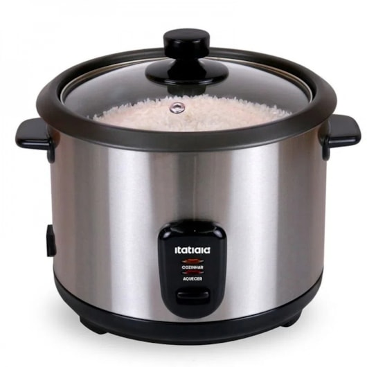 Panela de Arroz Elétrica 127V Midi Inox Itatiaia 1,5L  - Imagem principal - 8b7a79db-7583-4028-83ec-8bfc7acf7d04