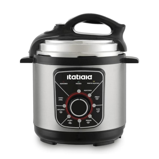 Panela De Pressão Elétrica Essencial 900W Inox Itatiaia 5l 127v - Imagem principal - 127d35c7-dd15-42eb-90c1-015a6eddc1c8