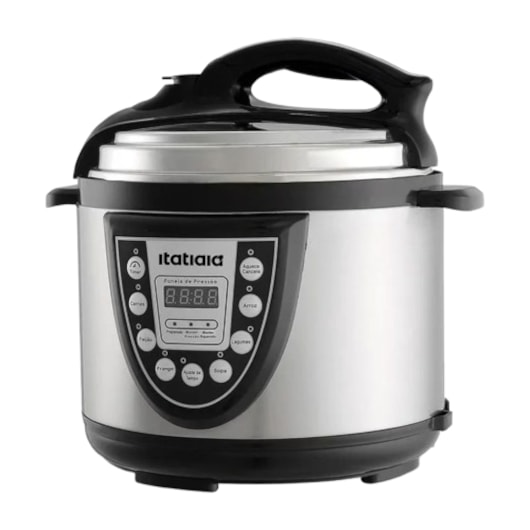 Panela De Pressão Elétrica Midi 220V 500W Inox Itatiaia 5L - Imagem principal - bbb6ec94-2700-4eb4-bde8-be30c5c1d1f9