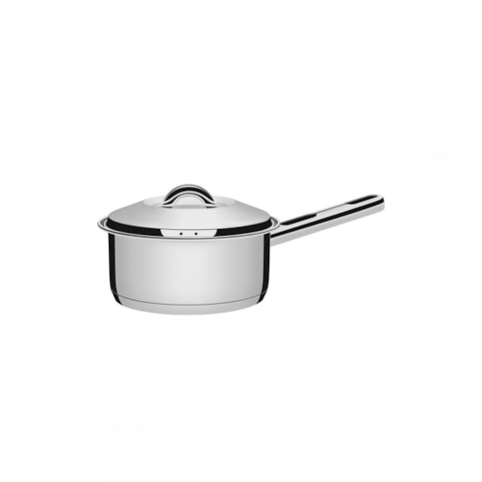 Panela Em Aço Inox Com 1 Cabo E Tampa Solar Tramontina 1,4L - Imagem principal - 2f1bf7ad-71b3-43c5-919a-0cf0bc24908b