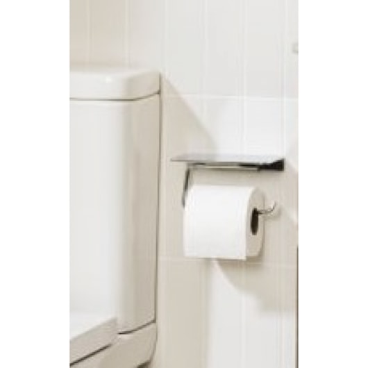 Papeleira Com Suporte Hotels Black Matte Roca - Imagem principal - ec7672b5-798b-45b3-bf22-47f45a13c333