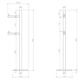Papeleira De Chão Dupla Kr720 Branco Matte Kromma - 1d64cbdb-14b8-4682-a128-262a32ee7779