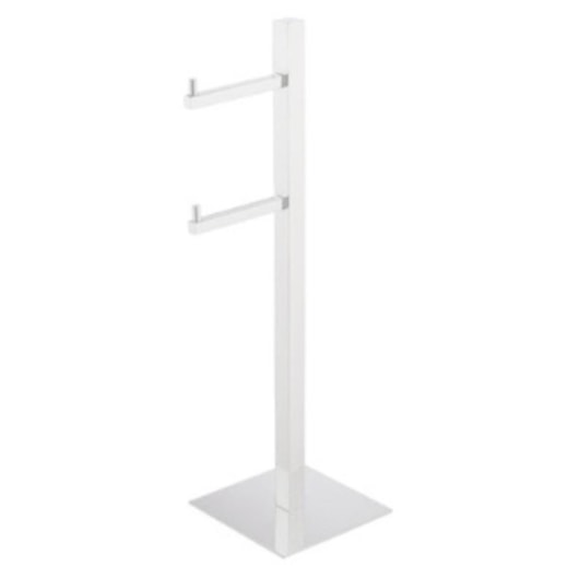 Papeleira De Chão Dupla Kr720 Branco Matte Kromma - Imagem principal - c50c2411-37a3-4af7-8c96-5b46f19d4291
