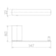Papeleira Docolflat Onix Docol - 6bab0355-32fa-41b3-94a7-db10b196a208