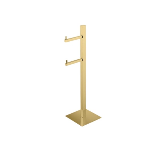 Papeleira Dupla de Chão KR721 Dourado Rubinettos - Imagem principal - f761963c-7094-4b6a-b2a5-bce725cf8600