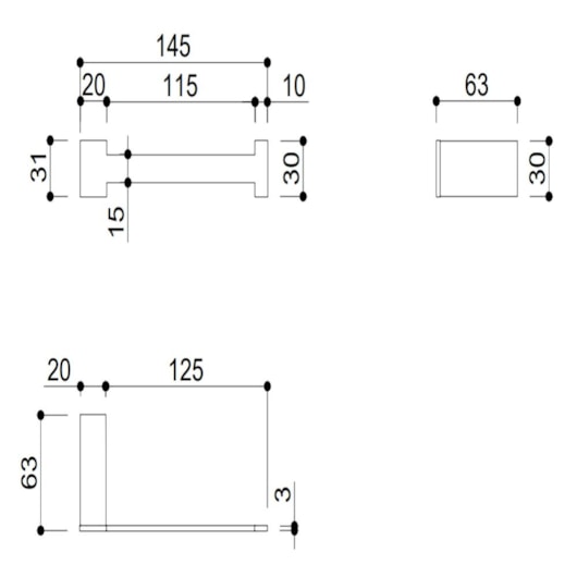 Papeleira Kr562 Fendi Matte kromma - Imagem principal - b753642b-c8eb-4abf-bdea-60a57d340fb7