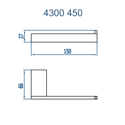 Papeleira Metal Sem Cobertura Para Banheiro Horus 450 D'Oro Vecchio Fani Metais - Imagem principal - 4cdcbfd1-41ed-49cc-8df8-434d178178b4