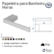 Papeleira Metal Sem Cobertura Para Banheiro Horus 450 D'Oro Vecchio Fani Metais - a7b3c203-283b-42be-881a-dfc90471e253