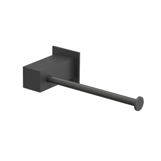 PAPELEIRA PORTA-PAPEL HIGIÊNICO METAL PRETO FOSCO BELLA 4300 BK220 FANI METAIS - Imagem principal - a9e1295d-59be-4cdc-ab03-7539e91b3c49