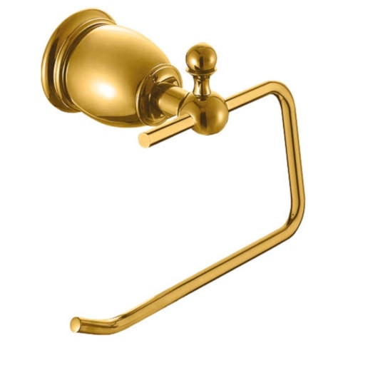 Papeleira Rbace1111 Dourado Escovado Rubinettos - Imagem principal - 5d5b2598-de6b-4de7-809a-7e3088e4830d