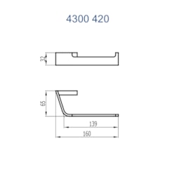 Papeleira Sem Cobertura Essence 420 Champanhe Fani