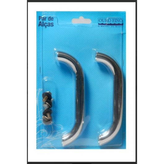 Par De Alças Em Inox Mod 01 Ouro Fino - Imagem principal - a649dfd5-7342-4652-bcdc-c15b64160677