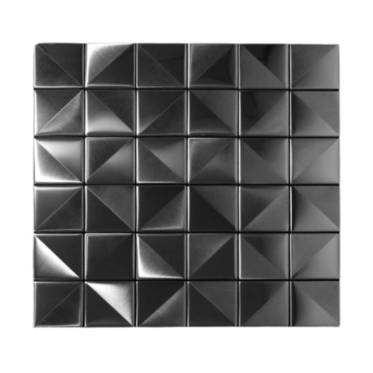 Pastilha Catavento Gravações Mecânicas Diagonais Mozaik 5x5cm - Imagem principal - 69b379b3-605a-45a4-9778-7866aa237218
